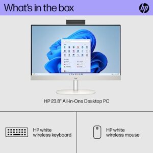 HP 23.8 inch All-in-One Desktop PC, FHD Display, 13th Generation Intel Core i7-1355U, 16 GB RAM, 512 GB SSD, Intel UHD Graphics, Windows 11 Home, 24-cr0080 (2023)