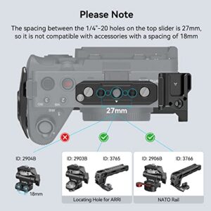 SmallRig Handheld Cage Kit for Sony FX30 FX3 with XLR Handle Extension Rig, Wrist Strap and Clamp for HDMI Cable - 4184