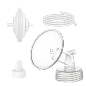 belmikal breastpump parts compatible with spectra s1 spectra s2 motif luna ameda mya inc 24mm flange valve tube backflow protector not original spectra accessories replace spectra pump replacement kit