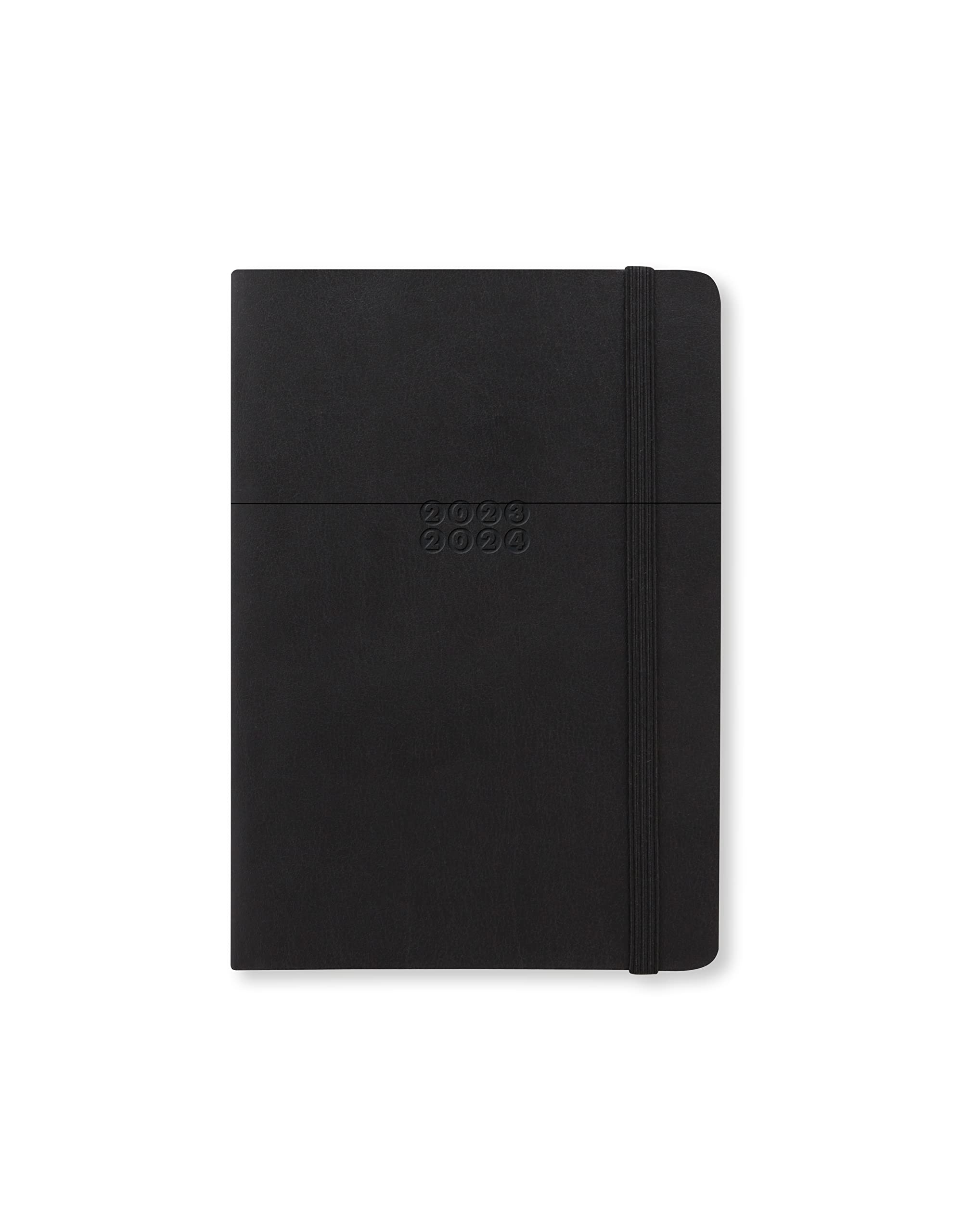 Letts Edge A6 week to view 18 month diary with notes 2023/2024 - black