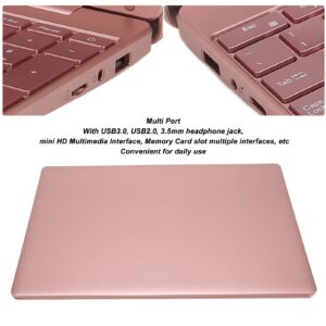 Tangxi 15.6in WIN10 Laptop,2K IPS Screen 2.4G 5G WiFi Laptop Computers with Fingerprint Unlock,Backlight Keyboard,12GB RAM 1TB ROM,7000mAh Battery,Rose Gold