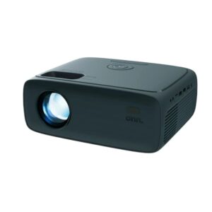 onn 720p hd home theater projector with 6' hdmi cable, black 100096801 (renewed)