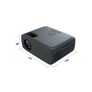 ONN 720P HD Home Theater Projector with 6' HDMI Cable, Black 100096801 (Renewed)