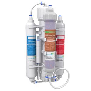 ro buddie 75 gpd 3-stage hydroponic reverse osmosis water filter system, ro filtration unit