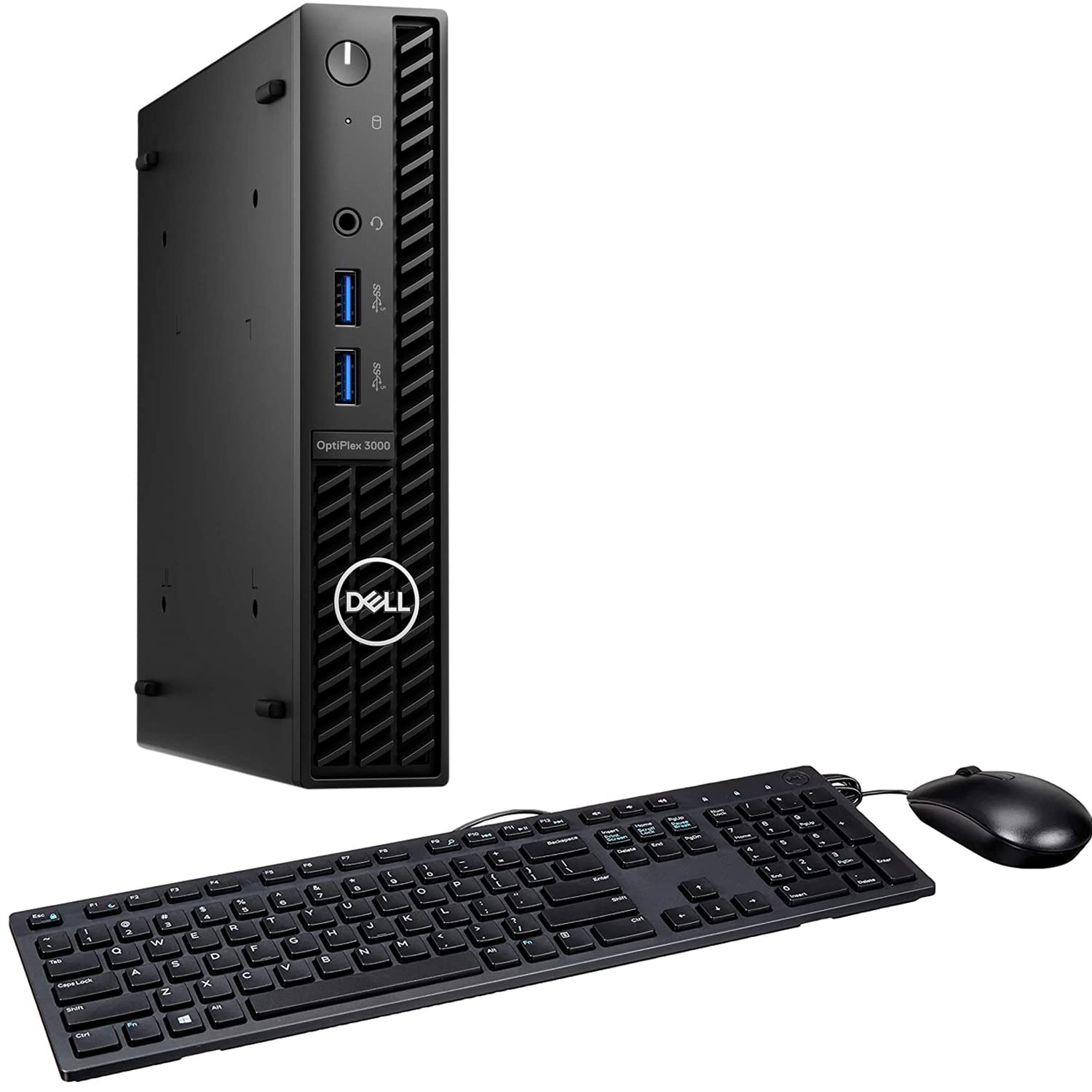 Dell Newest 2023 Optiplex 3000 Mini Desktop (Intel i5-12500T 6-Core, 16GB RAM, 1TB PCIe SSD + 1TB HDD (2.5), Intel UHD, WiFi 6, Bluetooth 5.2, RJ-45, USB 3.2, Display Port, Black, Win 11 Pro)