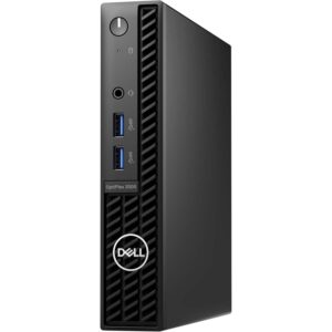 Dell Newest 2023 Optiplex 3000 Mini Desktop (Intel i5-12500T 6-Core, 16GB RAM, 1TB PCIe SSD + 1TB HDD (2.5), Intel UHD, WiFi 6, Bluetooth 5.2, RJ-45, USB 3.2, Display Port, Black, Win 11 Pro)