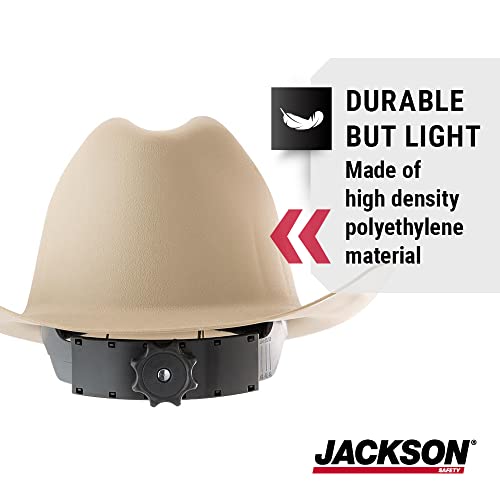 Jackson Safety Cowboy Hard Hat - 4 Point Ratchet Suspension - Western Outlaw Style - (Multiple Colors)