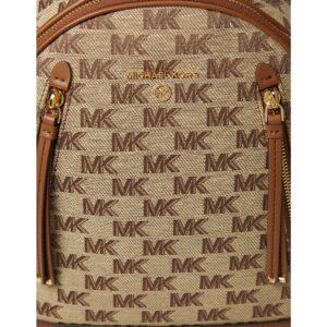 Michael Kors Brooklyn Medium Backpack Beige/Ebony One Size