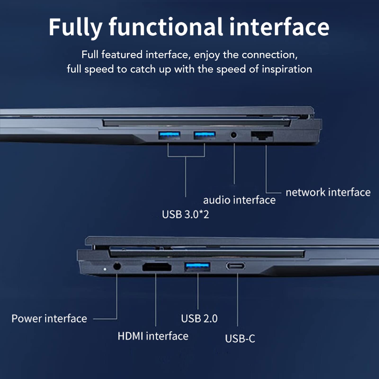 Heayzoki 16in 14in Dual Screen Laptop, Split Screen Laptop,14inch Full HD Touch Screen with Dual Channel Cavity Speakers for Win11 for Intel for Core I7 CPU 32GB RAM 1TB SSD