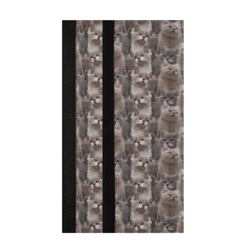 Augenstern Refrigerator Door Handle Covers Camo-Kitty-Cute-Shorthair-cat Kitchen Appliance Decor Handles