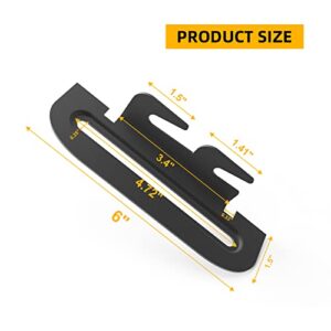 Conversion Footboard or Headboard Attachment for Metal Bed Adjustable Frame Hardware Extenders Heavy Duty Brackets Frame Adapter Plates Full to Queen Hook Bed Rails