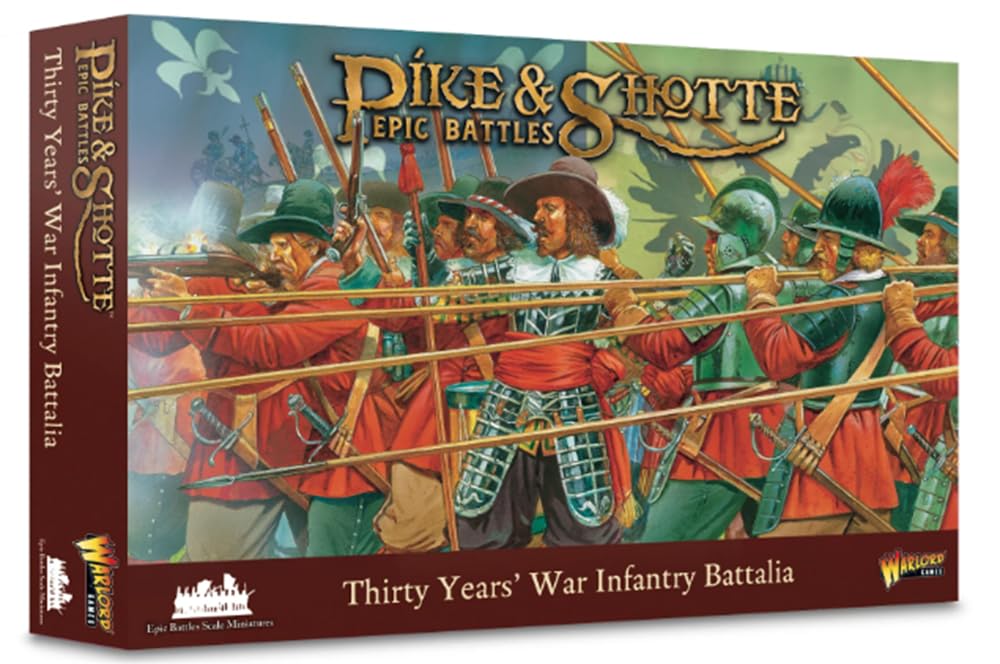 Warlord Games Pike & Shotte Epic Battles Thirty Year's War Infantry Battalia Military Table Top Wargaming Plastic Model Kit 212012001