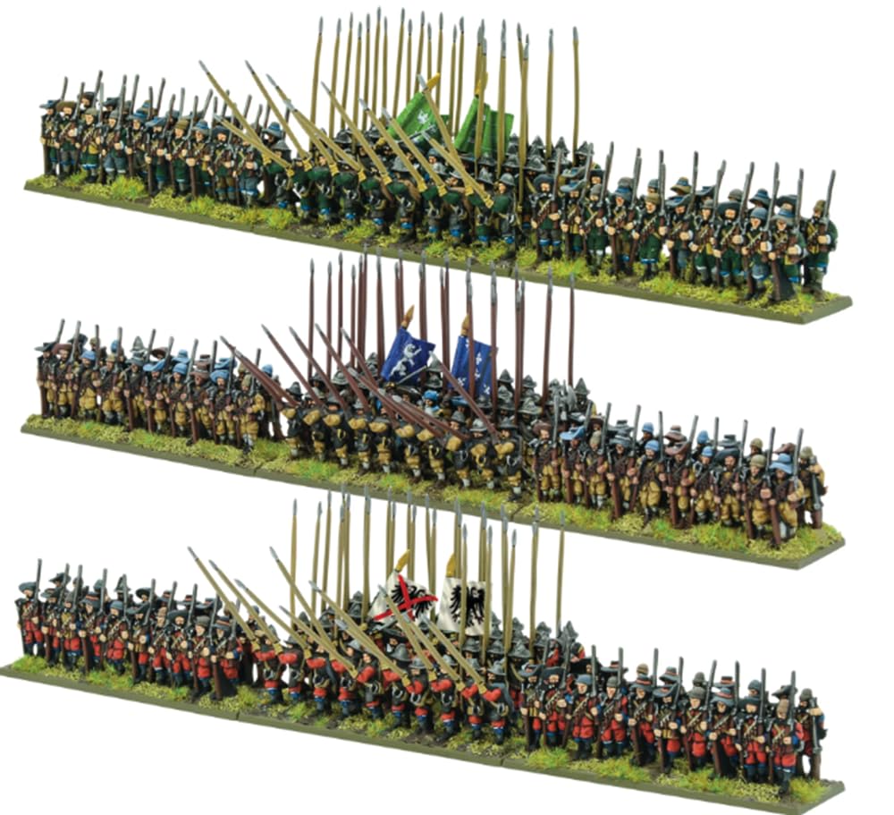 Warlord Games Pike & Shotte Epic Battles Thirty Year's War Infantry Battalia Military Table Top Wargaming Plastic Model Kit 212012001