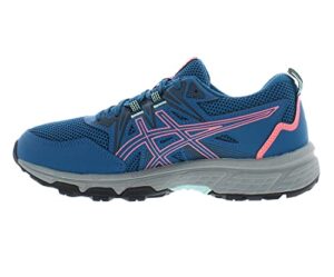 asics gel-venture 8 womens shoes size 10, color: blue/pink