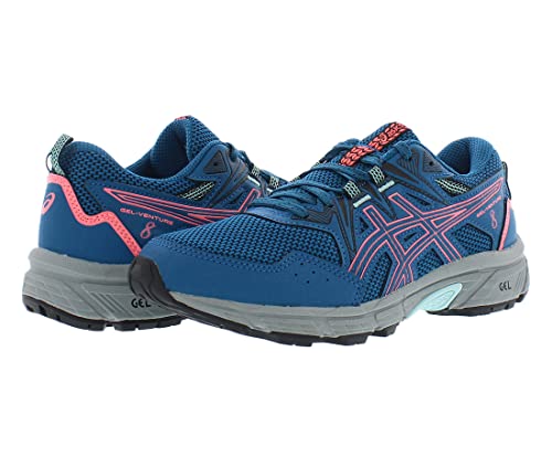 ASICS Gel-Venture 8 Womens Shoes Size 10, Color: Blue/Pink