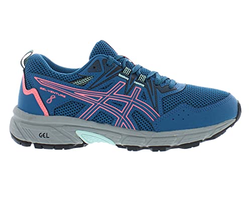 ASICS Gel-Venture 8 Womens Shoes Size 10, Color: Blue/Pink