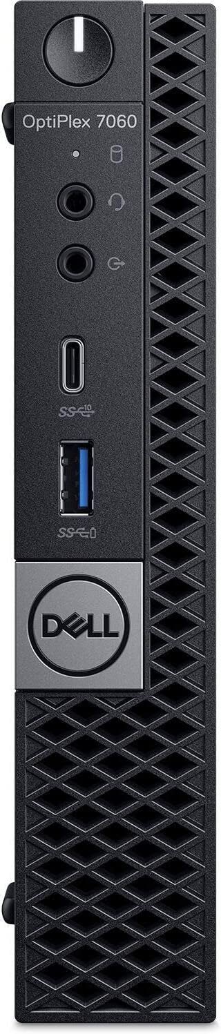 Dell Optiplex 7060 MFF Micro Form Factor (MFF) Desktop, 8th Gen Intel Core i5-8500T, 16GB RAM, 512GB SSD, Intel UHD Graphics 630, Windows 10 Pro (Renewed)