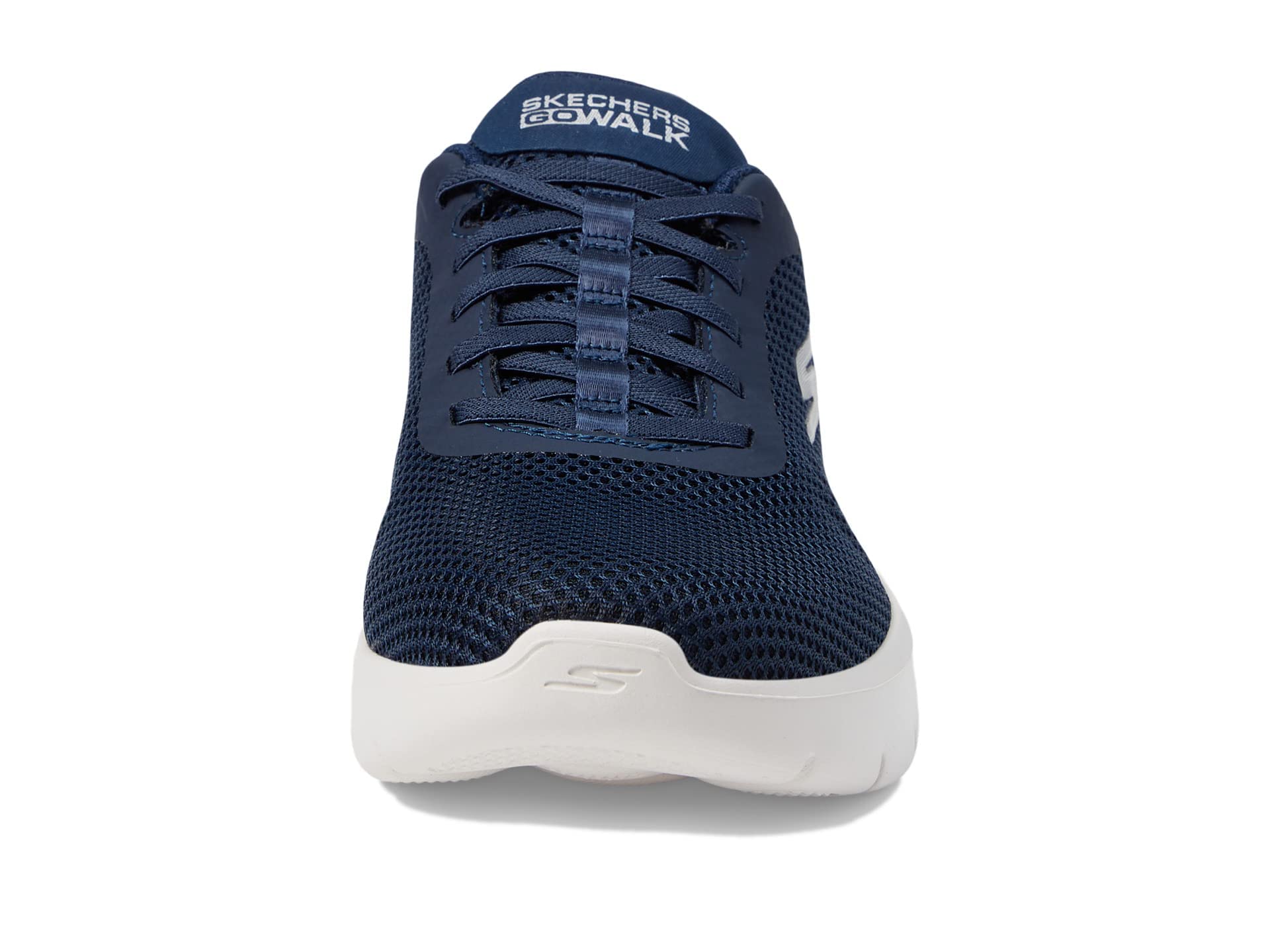 Skechers Women's Hands Free Slip-Ins Go Walk Flex-Grand Entrance Sneaker, Navy/White, 8.5