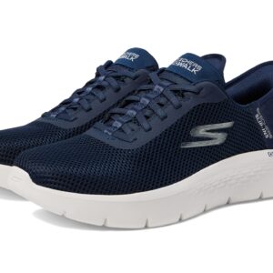 Skechers Women's Hands Free Slip-Ins Go Walk Flex-Grand Entrance Sneaker, Navy/White, 8.5