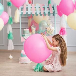 9Pcs Big 36 Inch Balloons, assroted giant balloons, Latex Balloons, Large Balloons for Birthday Wedding Party Decorations.