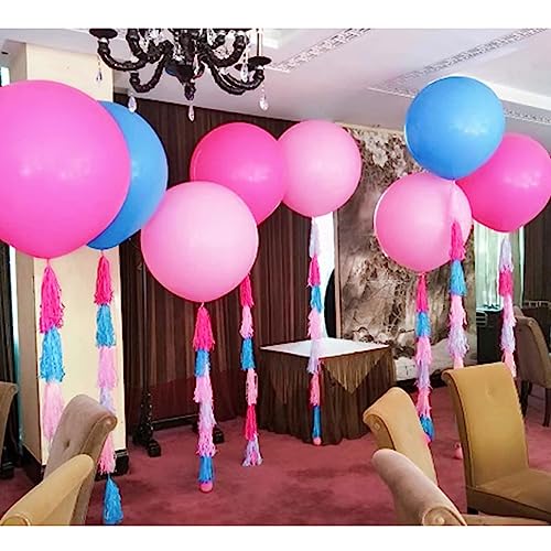 9Pcs Big 36 Inch Balloons, assroted giant balloons, Latex Balloons, Large Balloons for Birthday Wedding Party Decorations.