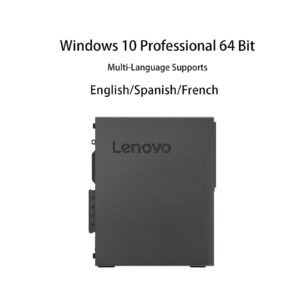Lenovo ThinkCentre M910S SFF Desktop Computer, Intel Quad Core i5-6500 up to 3.6GHz, 16GB DDR4, 512GB SSD, WiFi, BT, VGA, DP, Wireless Keyboard&Mouse, Windows 10 Pro 64 Bit (Renewed)