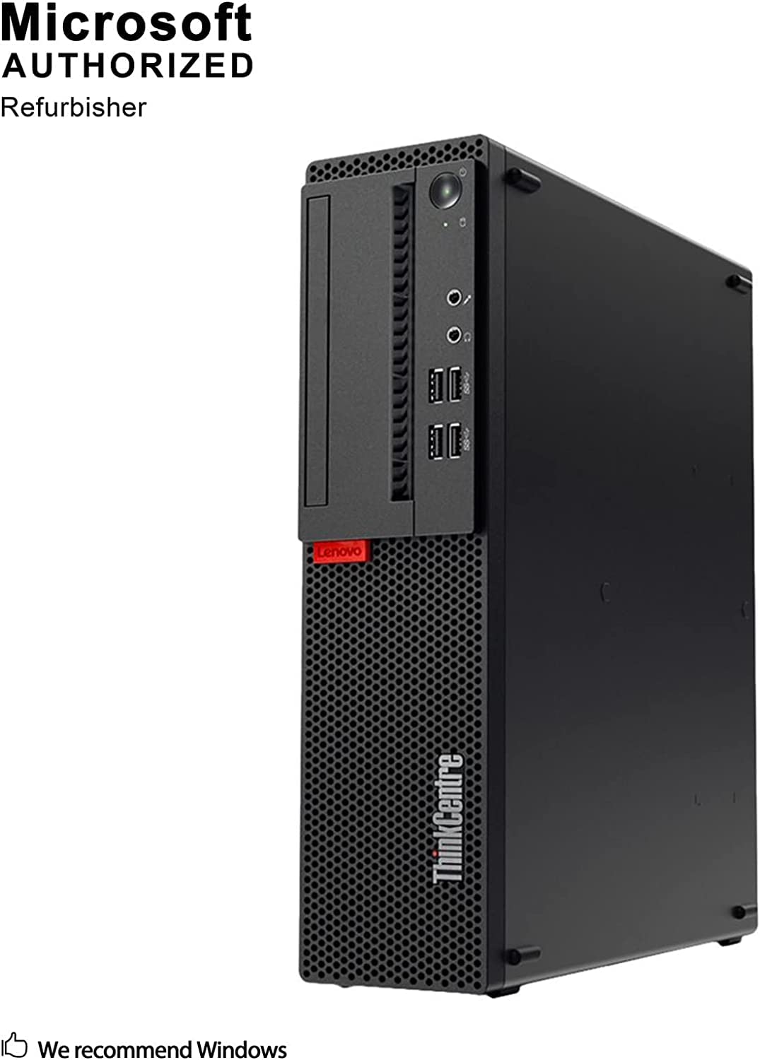 Lenovo ThinkCentre M910S SFF Desktop Computer, Intel Quad Core i5-6500 up to 3.6GHz, 16GB DDR4, 512GB SSD, WiFi, BT, VGA, DP, Wireless Keyboard&Mouse, Windows 10 Pro 64 Bit (Renewed)