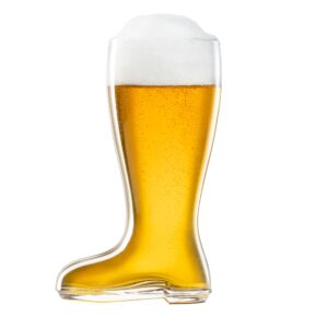 bavaria trachten das boot 1 liter beer mug - boot mugs glass - german drinking glass - cowboy boot mugs - original das boot glass - spaten beer mug