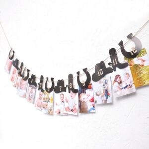 Western Cowboy Monthly Photo Banner - My First Rodeo 1st Birthday Party,cowboy First Birthday Decorations Photo Banner,newborn to 12 Months,cow Birthday Photo Display