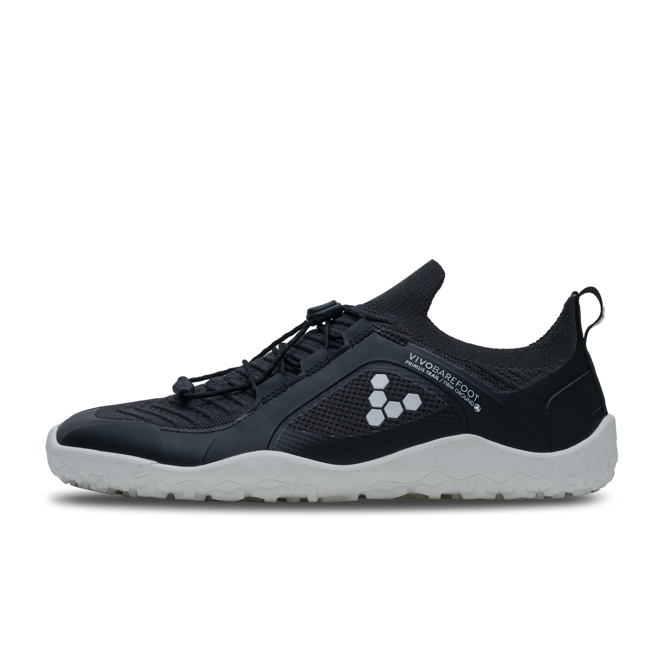 Vivobarefoot Primus Trail Knit FG, Womens Recycled Breathable Mesh Off-Road Shoe with Barefoot Firm Ground Sole