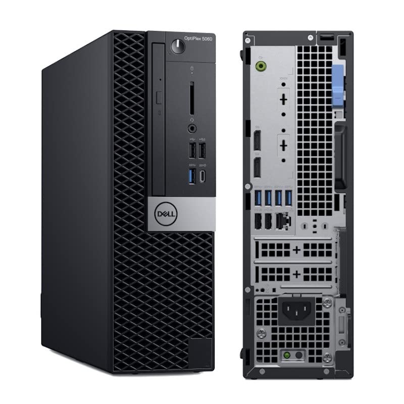 Dell OptiPlex 5060 Small Form Factor Intel Core i7-8700 4.6GHz Turbo 16GB RAM 500GB NVMe Win 11 Pro (Renewed)