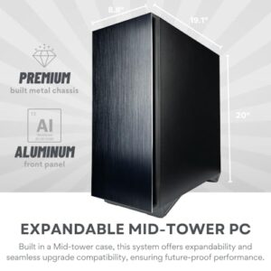 Computer Upgrade King Empowered PC Gaming Desktop - Intel Core i7-14700KF 24GB AMD Radeon RX 7900 XTX, 32GB DDR5 RAM, 1TB NVMe SSD + 3TB HDD, 850W Gold PSU, Windows 11 Home