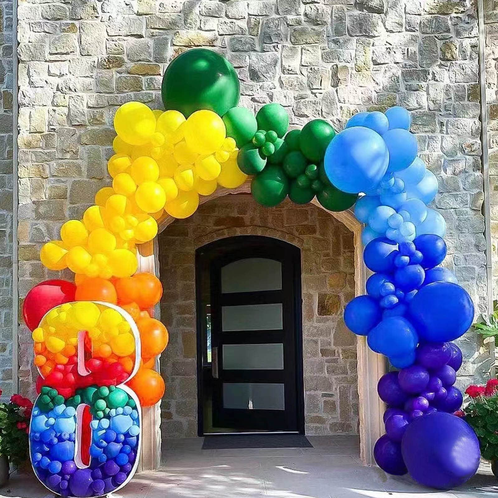 200Pcs 5 Inch Balloon Assorted Colors, Mini Latex Small Balloon, 5 Inch Latex Balloon for Party Birthday Baby Shower.(Color)