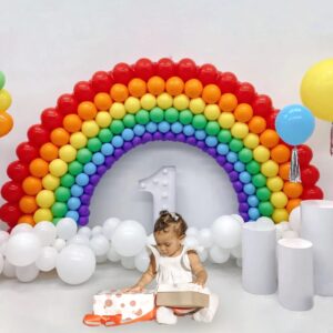 200Pcs 5 Inch Balloon Assorted Colors, Mini Latex Small Balloon, 5 Inch Latex Balloon for Party Birthday Baby Shower.(Color)