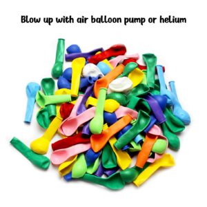 200Pcs 5 Inch Balloon Assorted Colors, Mini Latex Small Balloon, 5 Inch Latex Balloon for Party Birthday Baby Shower.(Color)