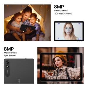 UMIDIGI G3 Tab Android 13 Tablet 2024 with Sim Card Slot, 3GB+32GB 256GB Expand, 2.4/5GHz WiFi, 10.1 inch Tablet with 4* A53-Cortex of 2.0 GHz, 6000mAh, BT, 1280 * 800 Touch Screen, Al Face Unlock