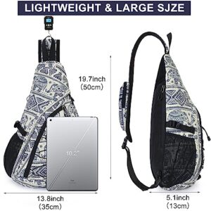 N NEVO RHINO Sling Bag for Women 18L Large crossbody sling bags for women with Phone Pocket Shoulder Bag sling backpack women