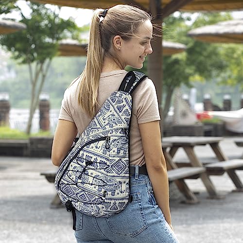 N NEVO RHINO Sling Bag for Women 18L Large crossbody sling bags for women with Phone Pocket Shoulder Bag sling backpack women