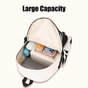 Dalicoter Genshin Impact Backpack Zhongli Backpack Cute 3D Printed Laptop Bookbag 17" Large Capacity Travel BackPack With Gift