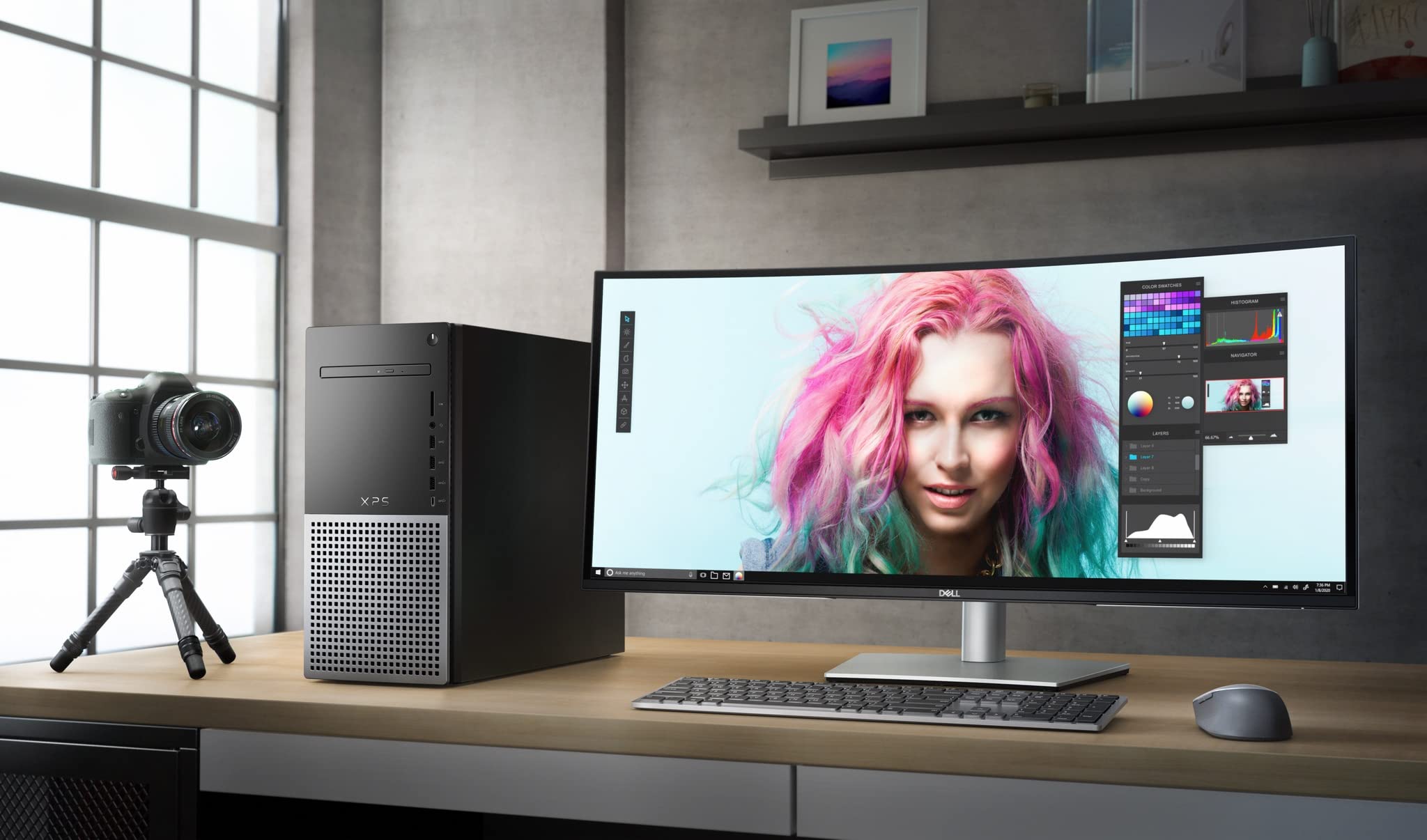 Dell XPS 8950 Desktop (2023 New) | Intel 12-Core i7-12700 Processor | NVIDIA RTX 3060Ti Graphics | Killer WiFi 6E | USB-C | 3xDP | DVD-RW | 32GB DDR5 1TB SSD 2TB HDD | Win11 Pro