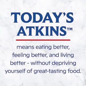 Atkins Soft Baked Energy Bars, Blueberry, 15g Protein,2g Sugar, Excellent Source of Fiber, Low Carb, 4 Packs (5 Bars Each)