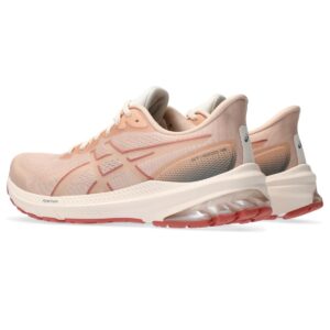 ASICS Women's GT-1000 12 Shoes, 7.5, Pale Apricot/Light Garnet