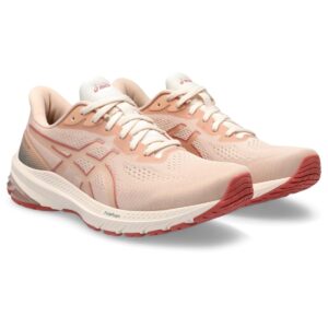 ASICS Women's GT-1000 12 Shoes, 7.5, Pale Apricot/Light Garnet