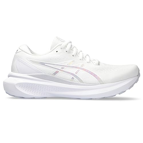 ASICS Women's Gel-Kayano 30 Anniversary Shoes, 13, White/Lilac HINT