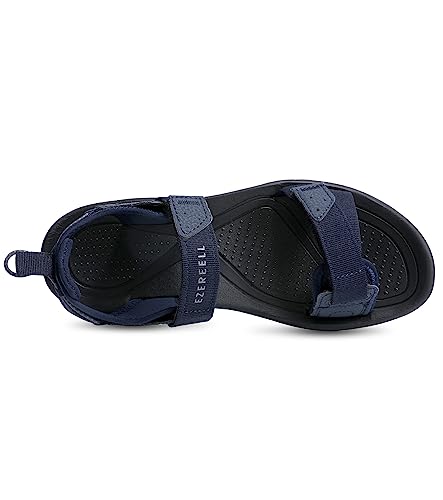 EZEREELL Men's Hiking Sandals, Comfortable Sport Walking Sandals Navy Blue 7