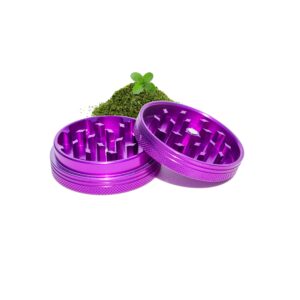 grinder 2.2 inch compact spice grinder purple color