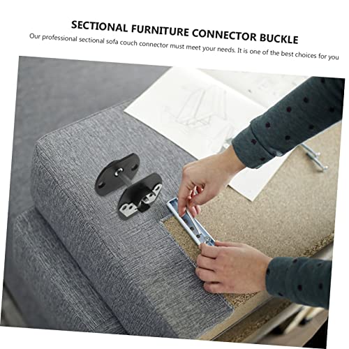 Angoily 20 Sets Accessories Assembly Sofa Section Component Needle or Connection Buckle pin connectors Sectional Sofa Couch Connectors Sectional Couch Connectors Connector Buckle couchs