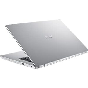 acer 2024 Aspire 17.3'' FHD IPS Laptop PC Intel 4-Core i7-1165G7 Iris Xe Graphics 12GB DDR4 256GB NVMe SSD HDMI WiFi AC BT RJ45 USB-C Backlit Fingerprint Webcam Windows 10 Home w/RE USB