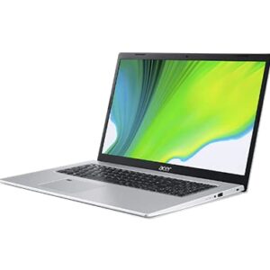 acer 2024 Aspire 17.3'' FHD IPS Laptop PC Intel 4-Core i7-1165G7 Iris Xe Graphics 12GB DDR4 256GB NVMe SSD HDMI WiFi AC BT RJ45 USB-C Backlit Fingerprint Webcam Windows 10 Home w/RE USB