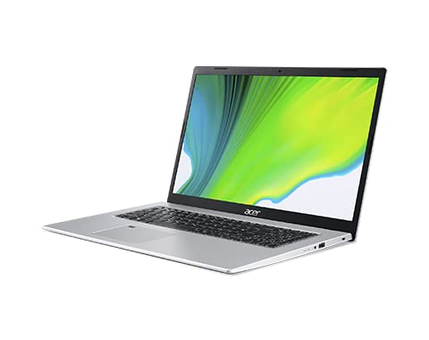 acer 2024 Aspire 17.3'' FHD IPS Laptop PC Intel 4-Core i7-1165G7 Iris Xe Graphics 12GB DDR4 256GB NVMe SSD HDMI WiFi AC BT RJ45 USB-C Backlit Fingerprint Webcam Windows 10 Home w/RE USB